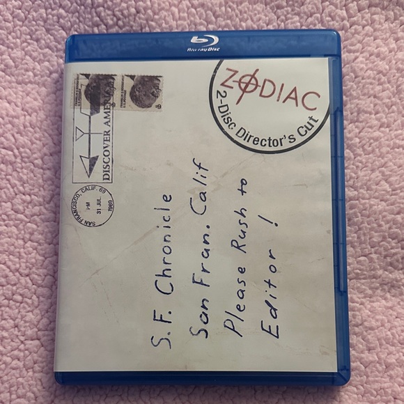 Zodiac Director's Cut Blu-ray Set in Blue Case Adult Owned - Picture 1 of 3